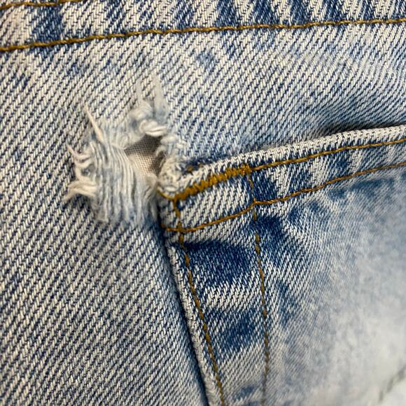 Vintage 90s Hollywood The Jean People Cropped Jeans Womens Size 32 Colorful* - Picture 8 of 13